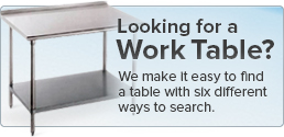 Looking for a Table? We make it easy to find a table with six different ways to search.