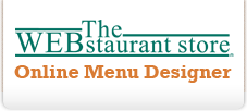 WEBstaurantStore.com Online Menu Designer