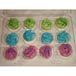 Douglas Stephen Plastics BL12 12 Compartment Hinged Lid Clear Mini Cupcake Container - 10 / Pack Thumbnail 6