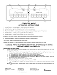 Computer Magic Operating Instructions Preview
