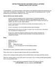 Instructions Preview