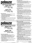 Pelouze 690007710 Manual Preview