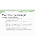 Energy Savings Details Preview