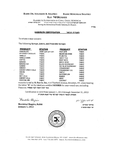 Fox's Kosher Certification Letter Preview