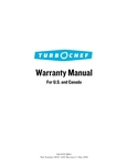 TurboChef Warranty TurboChef Warranty