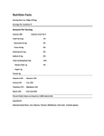Nutrition Nutrition