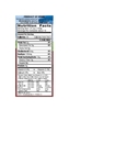 Nutrition Information Preview