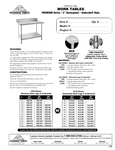 Spec Sheet Spec Sheet