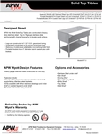 Spec Sheet Preview