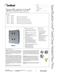 Spec Sheet Preview