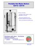 Spec Sheet Preview