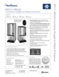RNS Countertop Ice Macine / Dispenser Spec Sheet Preview