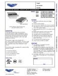 Spec Sheet Spec Sheet