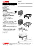 Spec Sheet Spec Sheet