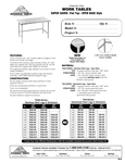 Spec Sheet Preview