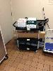 Three Shelf Utility Cart / Bus Cart - Black 17 inch x 33 inch x 37 inch Thumbnail 6