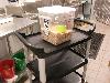 Three Shelf Utility Cart / Bus Cart - Black 17 inch x 33 inch x 37 inch Thumbnail 5