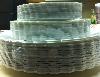 Fineline Flairware White 10 1/4 inch Plastic Plate 18 / Pack Thumbnail 1