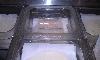 1/6 Size Food Pan Lid with Handle - Clear Polycarbonate Thumbnail 7
