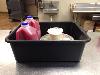 Black Bus Tub - 20 inch x 15 inch x 7 inch Polypropylene Bus Box Thumbnail 5