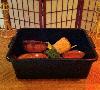Black Bus Tub - 20 inch x 15 inch x 7 inch Polypropylene Bus Box Thumbnail 4
