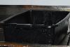 Black Bus Tub - 20 inch x 15 inch x 7 inch Polypropylene Bus Box Thumbnail 3