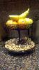 Tablecraft BKT2A Mediterranean Two Tier Black Display Basket Thumbnail 1
