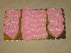 Southern Champion 1655 25 inch x 18 inch Gold Laminated Rectangular Cake Pad 50/Bundle Thumbnail 2