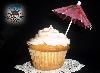 White Fluted Baking Cup 2 1/4 inch x 1 7/8 inch - 500 / Pack Thumbnail 2