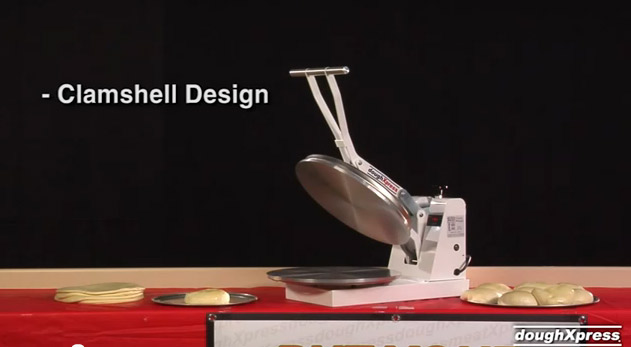 DoughXpress: DM-18 Manual Pizza Dough Press - 18-inch DoughXpress: DM-18 Manual Pizza Dough Press - 18-inch