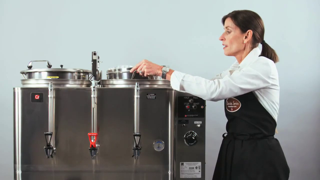 Grindmaster-Cecilware Urn Demonstration Grindmaster-Cecilware Urn Demonstration