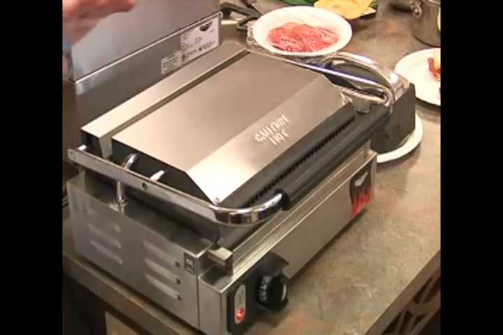 Vollrath Panini Grill Demonstration Vollrath Panini Grill Demonstration