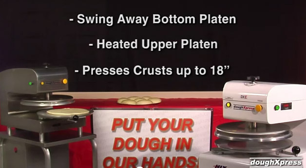DoughXpress: DXE-SS Electromechanical Automatic Pizza Dough Press DoughXpress: DXE-SS Electromechanical Automatic Pizza Dough Press