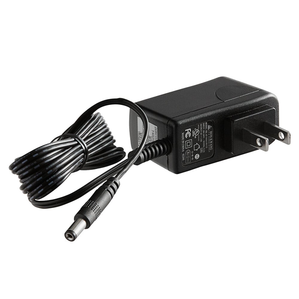 a black power cord with a plug