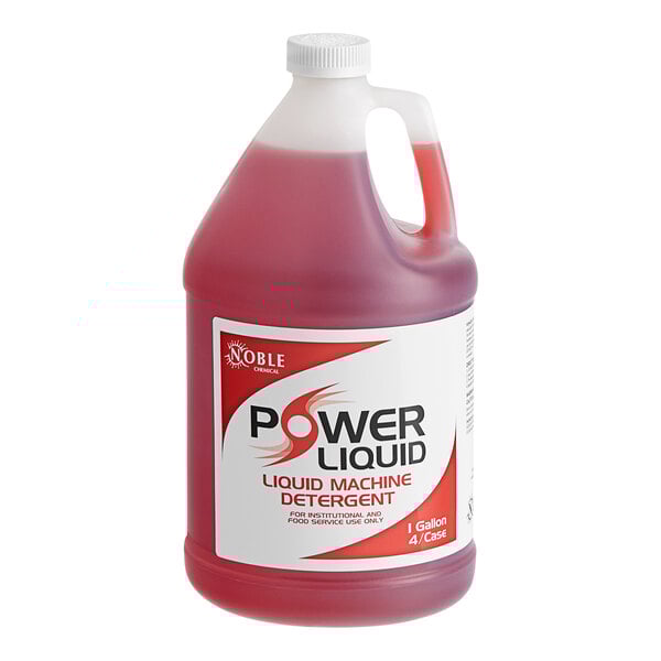 1 Gallon / 128 oz. Power Concentrated Liquid Dish Washing Machine Detergent - 4/Case