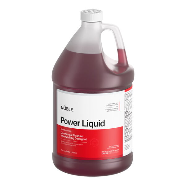Power 1 Gallon / 128 oz. Concentrated Liquid Dish Washing Machine Detergent - 4/Case