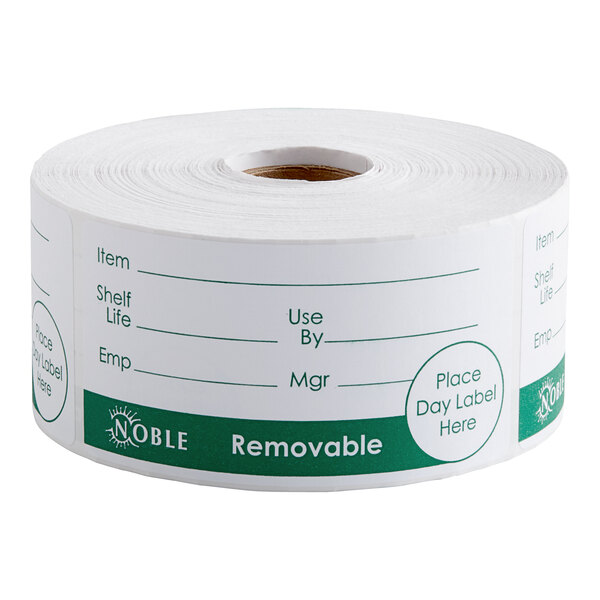 2" x 4" Removable Product Day Label - 500/Roll