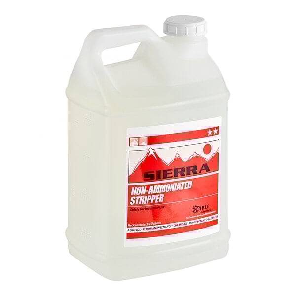 2.5 gallon / 320 oz. Non-Ammoniated Concentrated Stripping Floor Finish - 2/Case