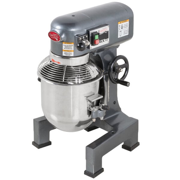 10 Qt. Planetary Stand Mixer with Guard & Standard Accessories - 120V, 3/4 hp