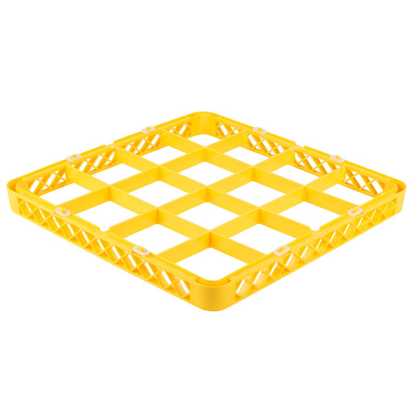16-Compartment Yellow Full-Size Glass Rack Extender