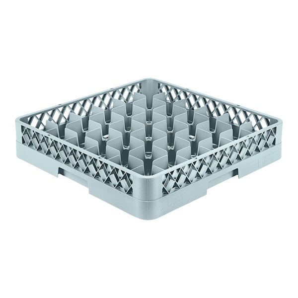 36-Compartment Gray Full-Size Glass Rack