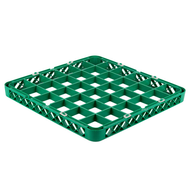 36-Compartment Green Full-Size Glass Rack Extender