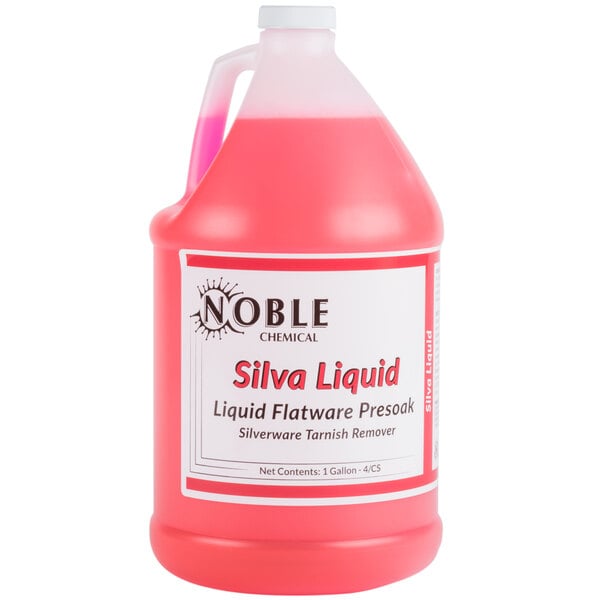 Silva-Liquid 1 Gallon / 128 oz. Tableware Presoak - 4/Case