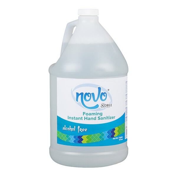 1 Gallon / 128 oz. Ready-to-Use Alcohol-Free Foaming Instant Hand Sanitizer - 4/Case