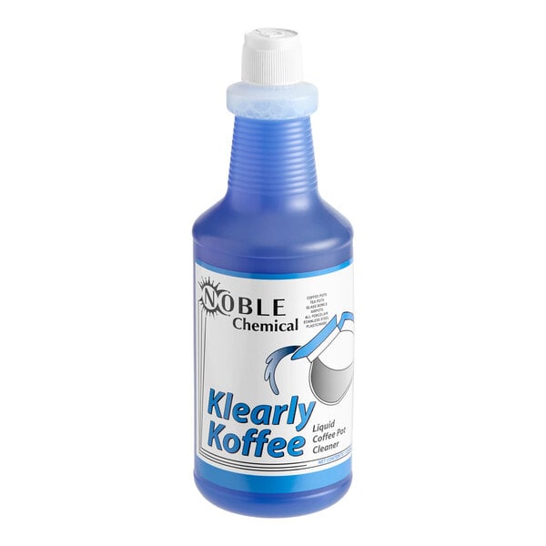 Klearly Koffee 1 Qt. / 32 oz. Concentrated Liquid Coffee Pot Cleaner Bottle