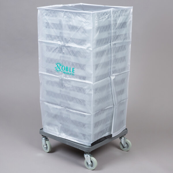 40" Translucent Vinyl Glass Rack Dust Cover