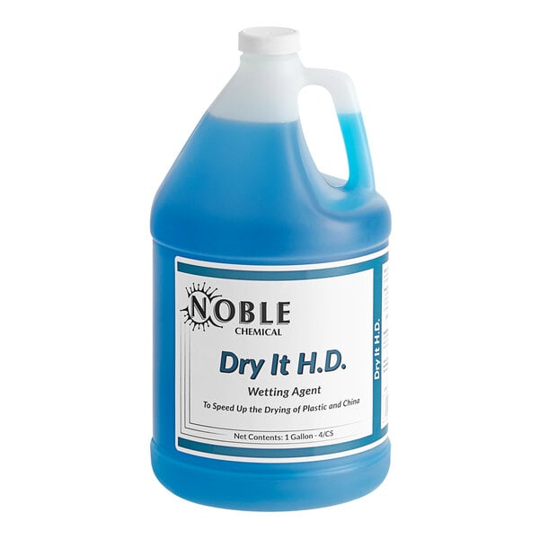 1 gallon / 128 oz. Dry It HD Concentrated Premium Rinse Aid / Drying Agent - 4/Case