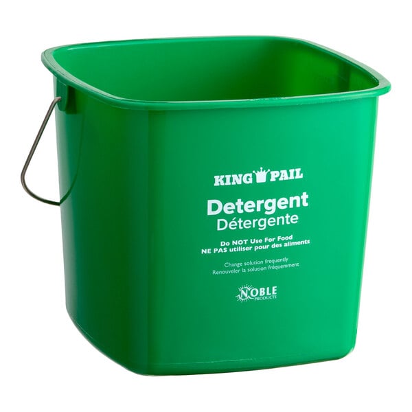 King-Pail 6 Qt. Green Cleaning Pail