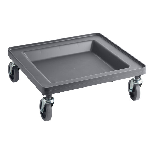 Gray Dish Rack and Glass Rack Dolly