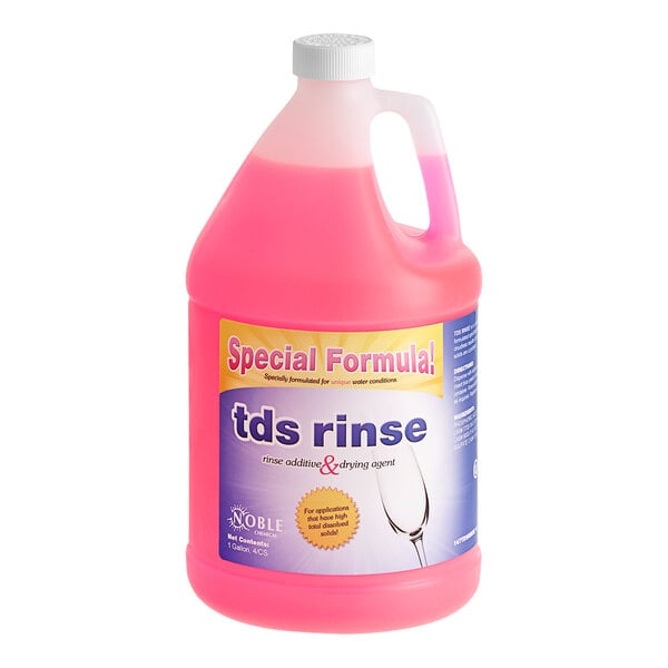 TDS Rinse 1 Gallon / 128 oz. Additive Concentrated Drying Agent - 4/Case